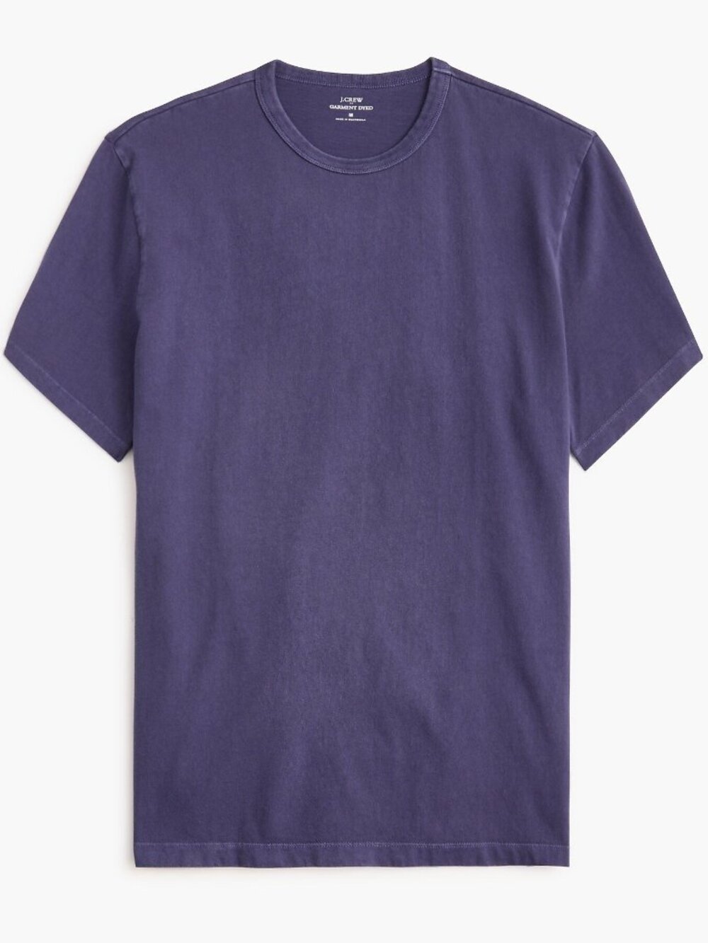J CREW Garment Dyed Tee - Short Sleeve T Shirt -Ink Shadow- MEDIUM - NWT